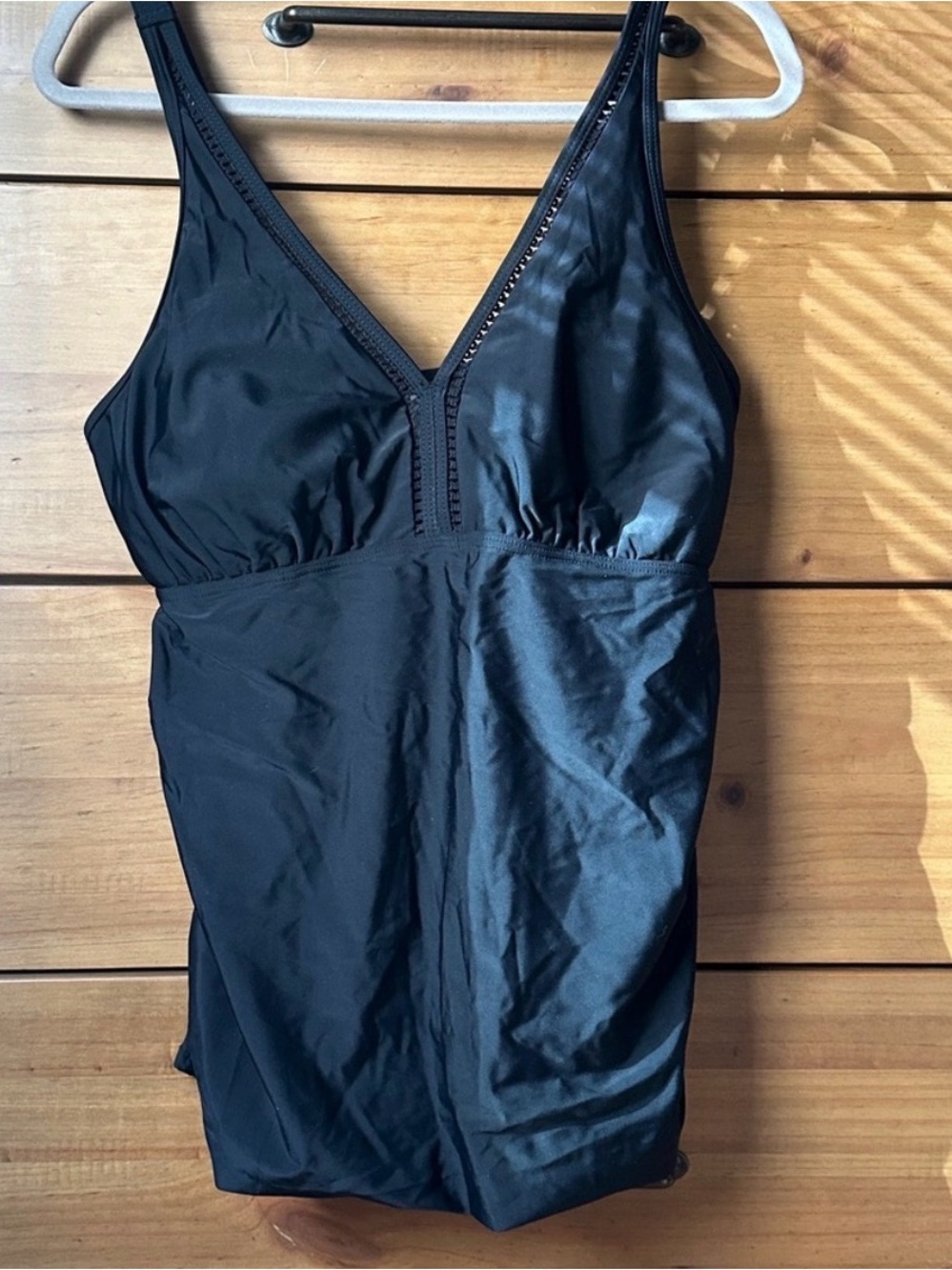 NWOT! Yonique Black Tankini Two Piece Swimsuit | 16W
